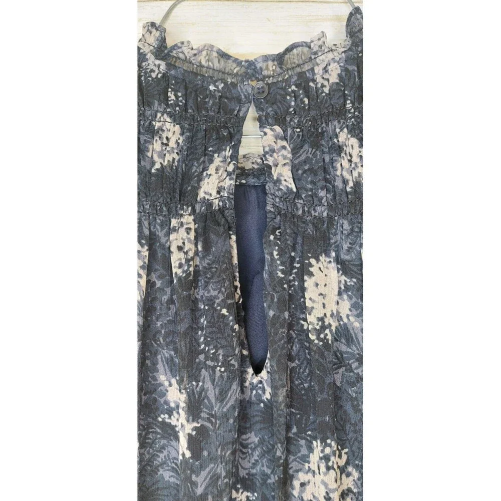 Joie Baltic Floral Print Sleeveless Mini Dress - Blue White - Size Medium NWOT - Picture 5 of 11